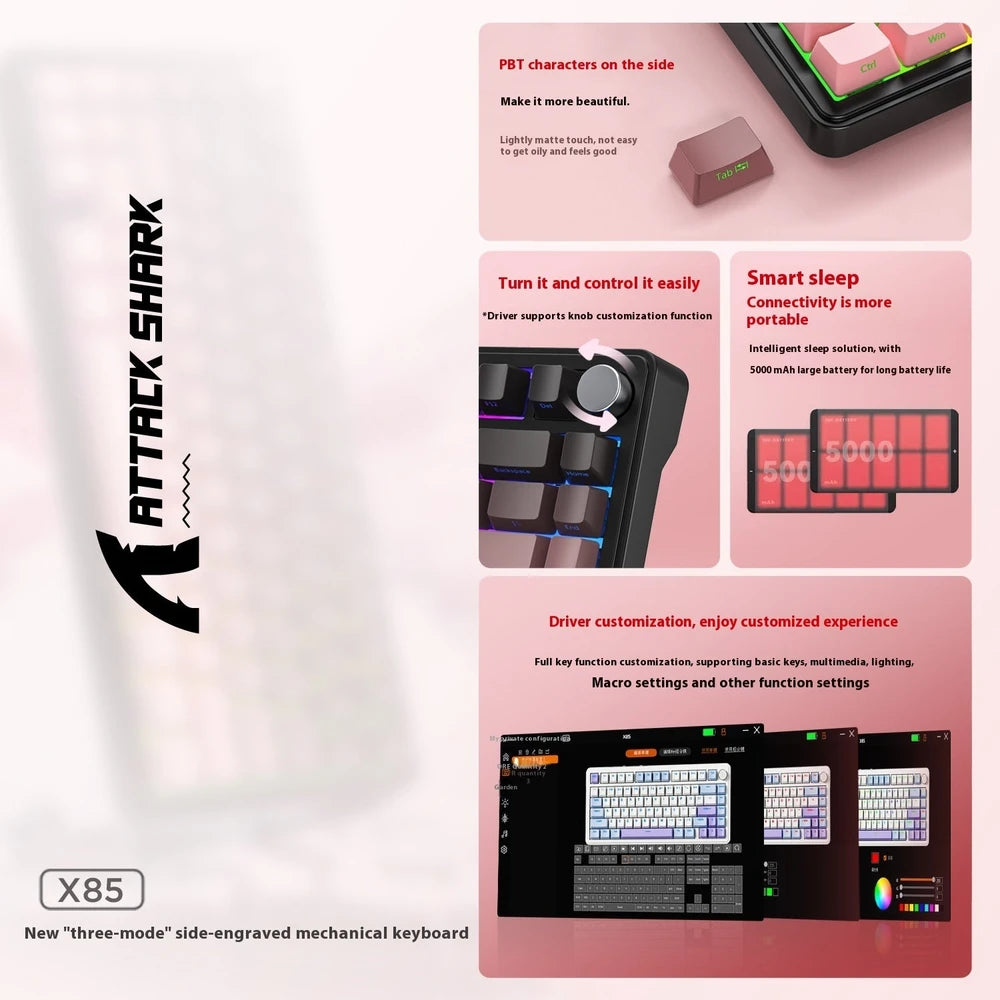 Attack Shark X85 Mechanical Keyboard