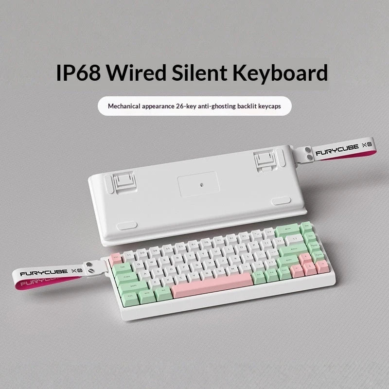 FURYCUBE Budget IP68 Silent Keyboard