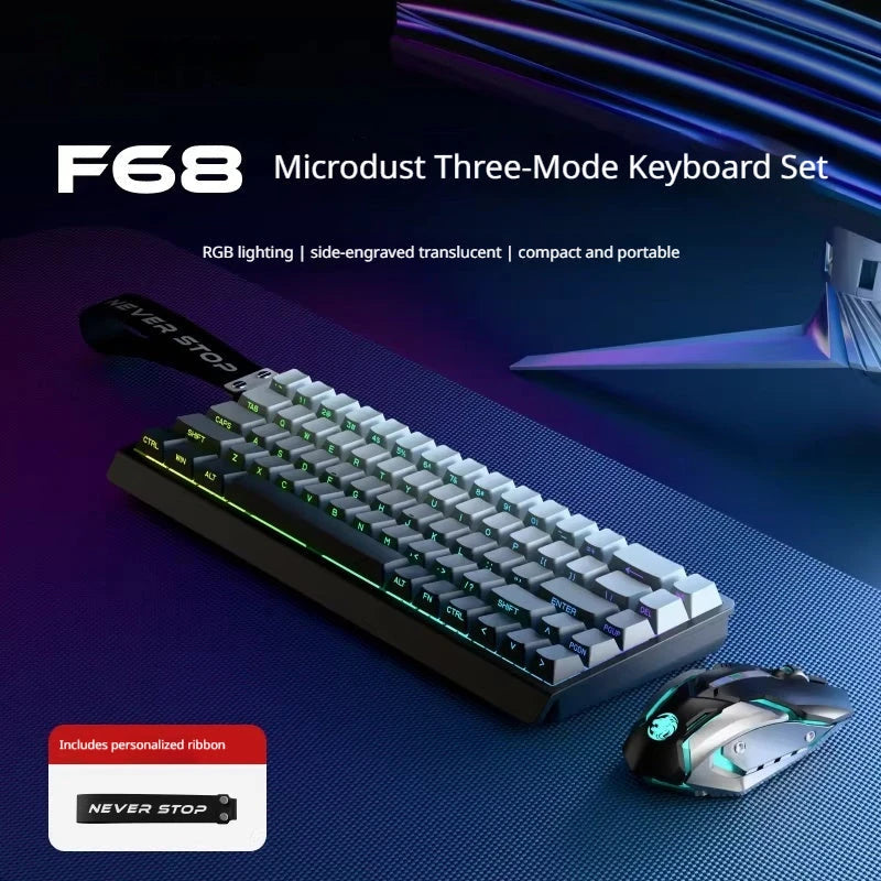 EWEADN F61/F68 Membrane Wireless Keyboard